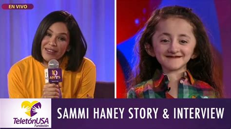 Sammi Haney Story Interview TeletonUSA 2022 Host Karla Martinez