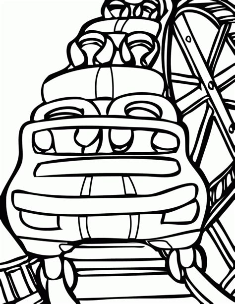 Amusement Park Coloring Pages Coloring Nation