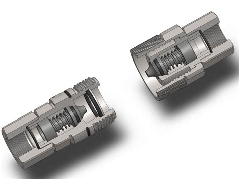 Kis Tf Series Hydraulic Quick Coupling High Pressure Screw Quick