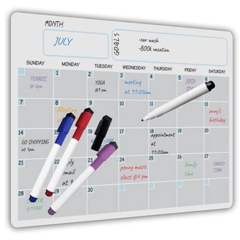 Planificateur De Calendrier Magn Tique R Frig Rateur Carte Magn Tique