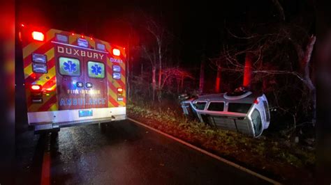 1 Taken To Hospital Following Rollover Crash In Duxbury Boston News Weather Sports Whdh 7news