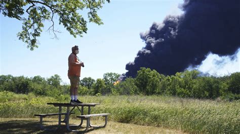 An Illinois Chemical Plant Explosion And Fires Prompt Evacuations : NPR