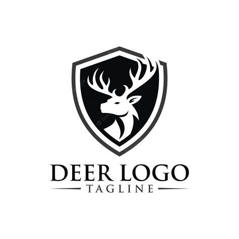 Premium Vector Deer Head Silhouette Deer Logo Deer Vector