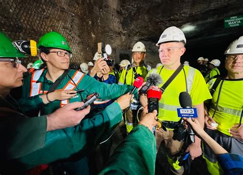 Najgłębiej położone wyrobisko w Polsce 1348 metrów