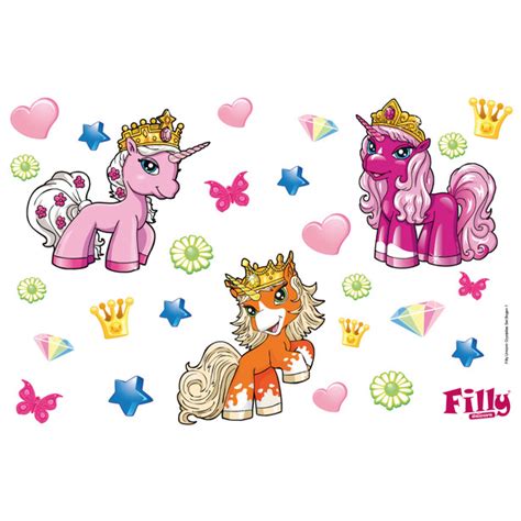 Filly Unicorn & Filly Stars | Filly Unicorn & Filly Stars | wall-art.com