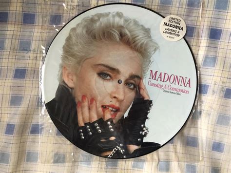 New Uk Inch Causing A Commotion Mixes Picture Disc Madonna