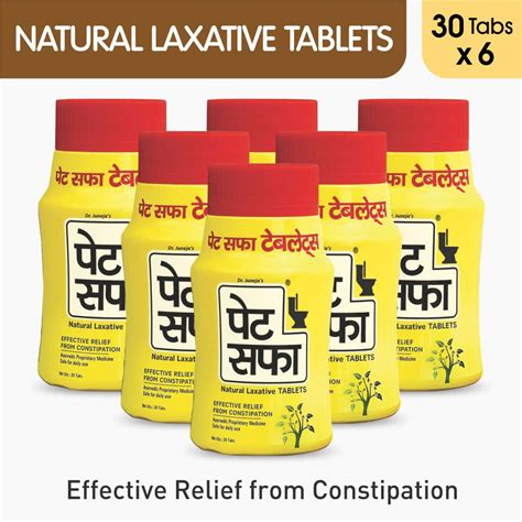 Buy Pet Saffa Natural Laxative Tablets 30 Tablets Pack Of 6 Helpful