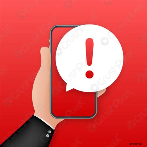 Alert Message Mobile Notification Danger Error Alerts Smartphone Virus