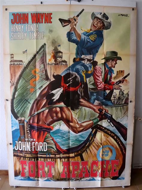 "FORT APACHE" MOVIE POSTER - "FORT APACHE" MOVIE POSTER