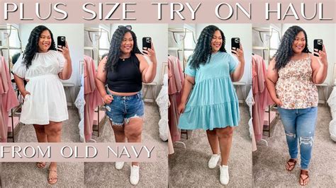 PLUS SIZE TRY ON HAUL | OLD NAVY TRY ON HAUL 2022 - YouTube