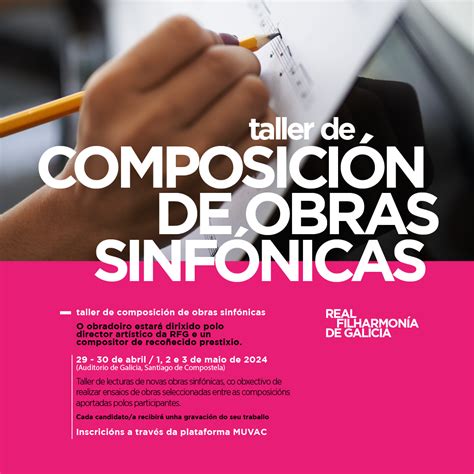 Plazo abierto para participar en el taller de composición de obras