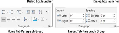 How To Use Paragraph Formatting Commands In Word 2016 Dummies