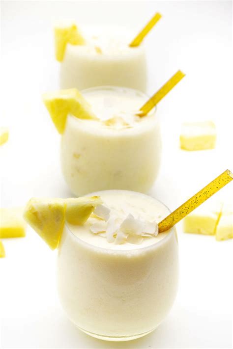 Pina Colada ohne Zucker und ohne Alkohol Rezept Piña colada Essen