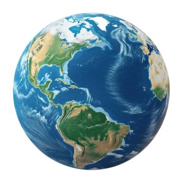 Planet Earth Globe Isolated Ai Generated Planet Earth Globe PNG