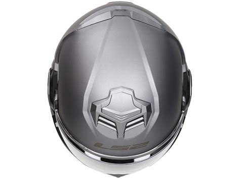 LS2 Klapphelm FF906 ADVANT SOLID MATT TITANIUM Motorradhelm Aus KPA