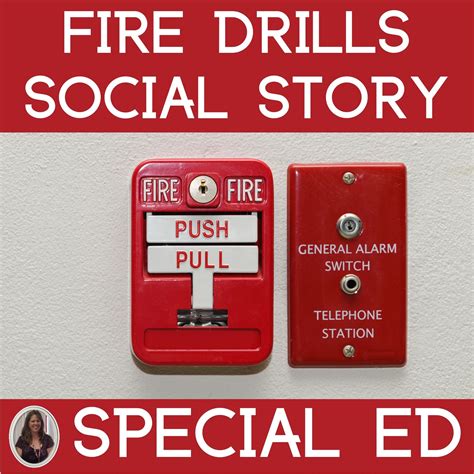 Fire Drill Social Story And Activities Editable • Special Needs For