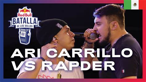 Ari Carrillo Vs Rapder Semifinal Red Bull M Xico Youtube