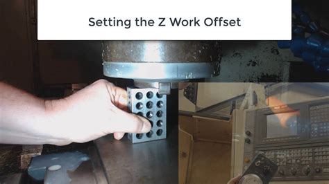 Setting The Z Axis Work Offset Youtube