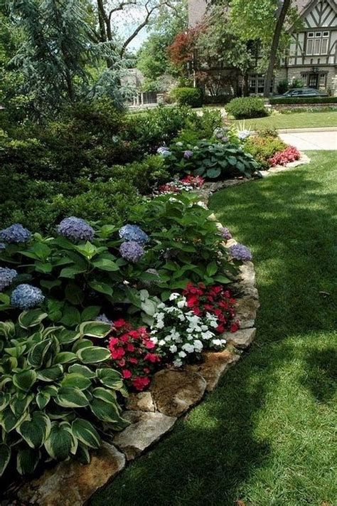 25 Beautiful Front Yard Rock Garden Landscaping Design Ideas ~ GODIYGO.COM