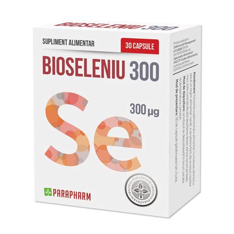 Bioseleniu 300 30 Capsule Parapharm Dr Max Farmacie