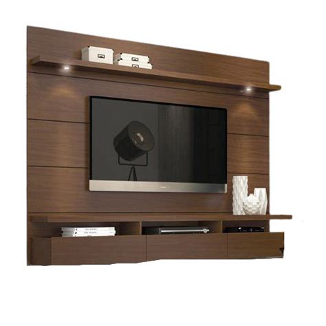 Eco Friendly Modern Solid Wooden Tv Wall Unit For Indoor Furniture Use