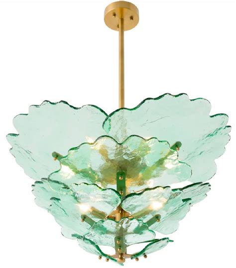 Casa Padrino Luxury Chandelier Green Antique Brass Cm Casa Padrino