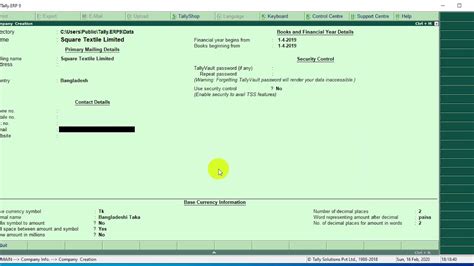 How To Create And Delete A New Company In Tally Erp Tech Online