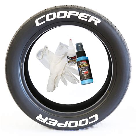 Cooper Tires - White Tire Letters - Official Tire Lettering Kit