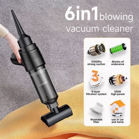 CylRedbat 6in1 Cordless Vacuum Cleaner Blower Mini Electric Suck Blow