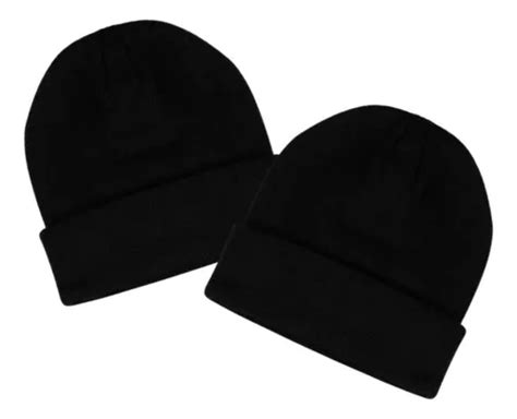 Touca Inverno Masculina Feminina Frio Gorro Preta Toca Lisa MercadoLivre