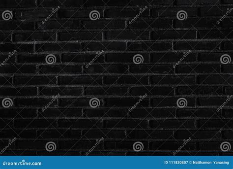 Black Brick Wall for Background and Design Art Work Stock Image - Image of light, aging: 111830807