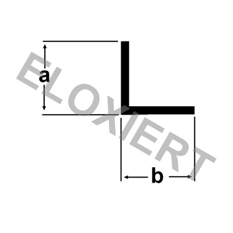 Alu Winkel 30x30x2mm Eloxiert Aluprofil Aluminium 2 Meter Alu Spezide