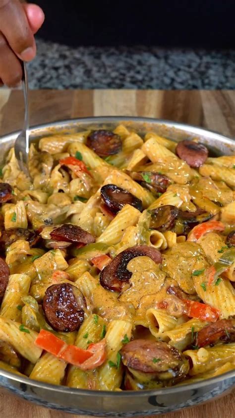 Savory Sausage Pasta Perfection A Flavorful Feast [video] Stuffed Peppers Pasta Sauce