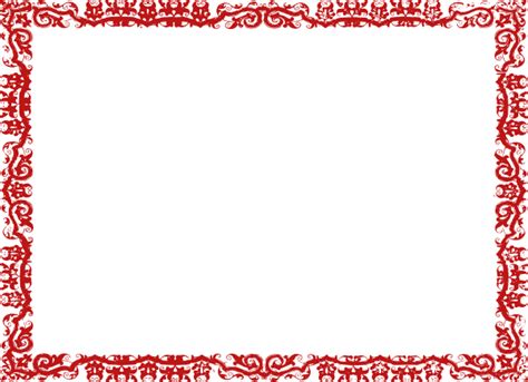 Red Border Clip Art at Clker.com - vector clip art online, royalty free ...