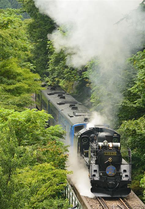 山間の蒸機 釜石線