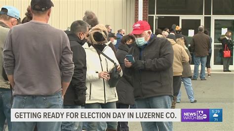 Getting Ready To Cast Ballots In Luzerne County