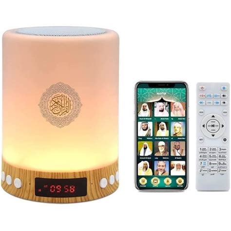 Lampe De Haut Parleur Coran Avec Télécommande Portable Led Bluetooth