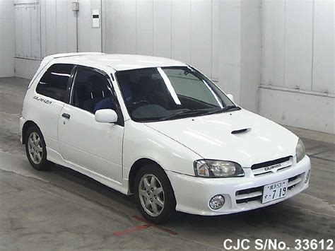 1999 Toyota Starlet White For Sale Stock No 33612 Japanese Used