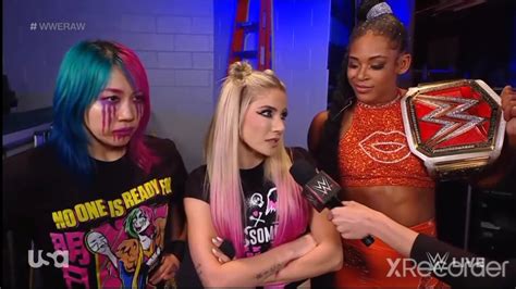 Alexa Bliss Asuka Bianca Belair Backstage Raw October 31 2022 YouTube