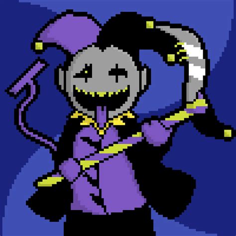 Pixilart Deltarune Jevil Animated By Bullbro