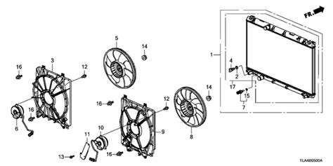 19015 5PA A01 Genuine Honda Shroud