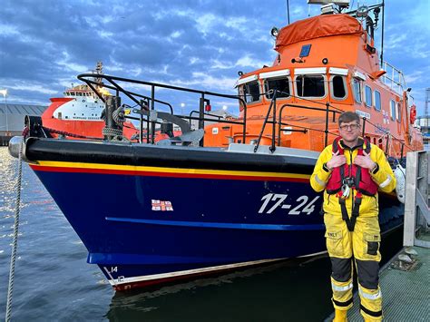 Coxswain Pass Out Calls For Celebrations At Aberdeen Rnli Lifeboat