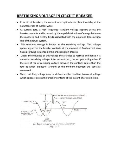 Circuit Breaker Arc Phenomena Pdf