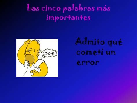 Las Palabras Mas Importantes Ppt