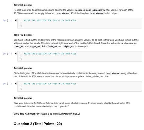 Task Points Repeat Task For Resamples Chegg