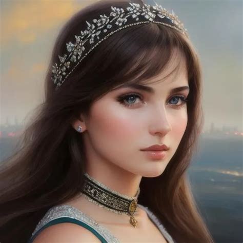 Beautiful Italian Girl Oil Painting Uhd 8k Very D Openart