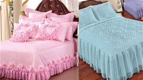 Classically Frilly Bed Sheet Outstanding Bridal Bedsheet Ruffles