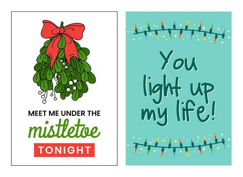 Christmas Cards For Him Romantic - 10 Free PDF Printables | Printablee