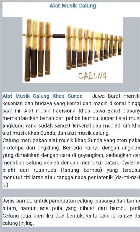 Alat Musik Calung