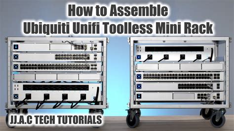 Ubiquiti Unifi Toolless Mini Rack How To Assemble Youtube